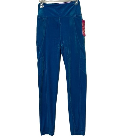 NWT 2 pc Set Lilly Pulitzer Teal Cassis Luxetic Tank & Hi-rise Weekender Legging - Picture 11 of 15